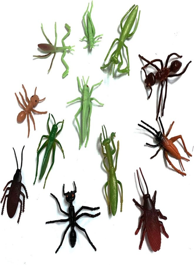 DOITEM Realistic Insect Toy Figures for Kids, 45Pack Colorful Assorted Play Bugs for Children, Toddler Education Themed Party Gift, Halloween Filler Cupcake Topper - Image 5
